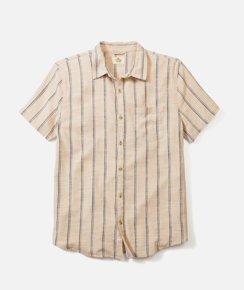 Stretch Selvage Short Sleeve Shirt