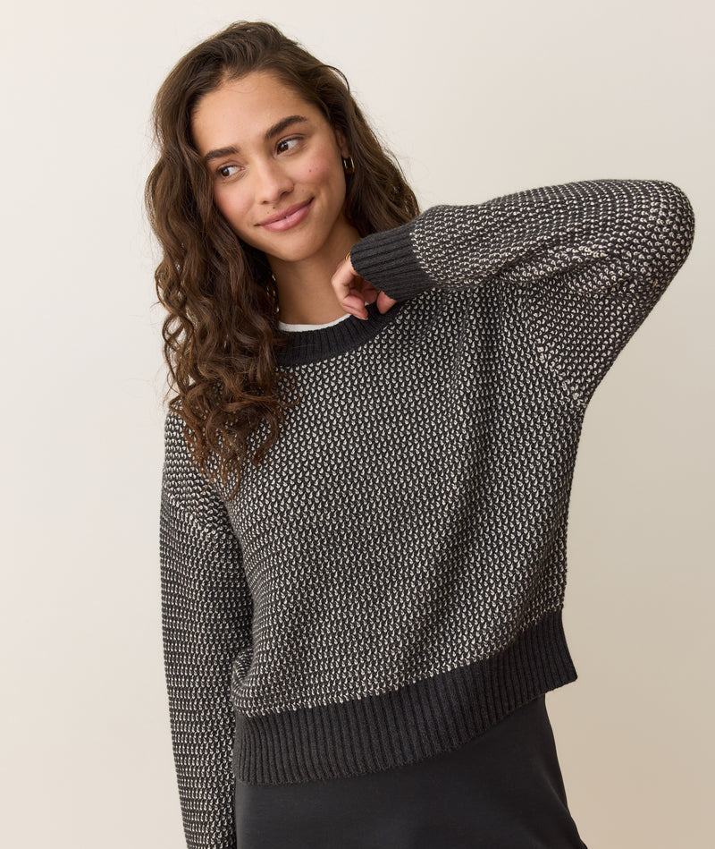 Robin Textured Crewneck Sweater