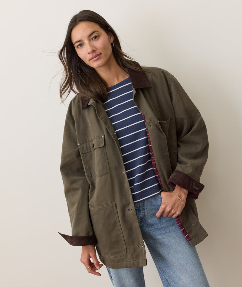 Riley Waxed Barn Jacket