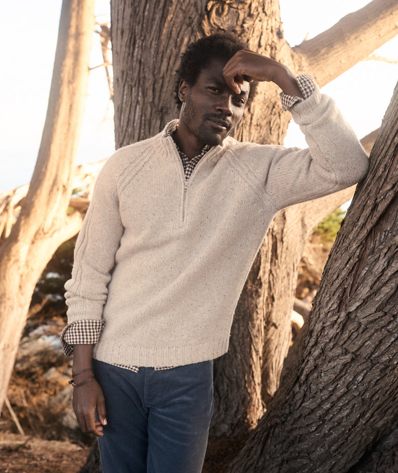 Coastal Merino Quarter Zip