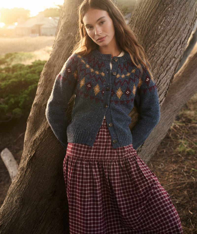 Donegal Fair Isle Cardigan