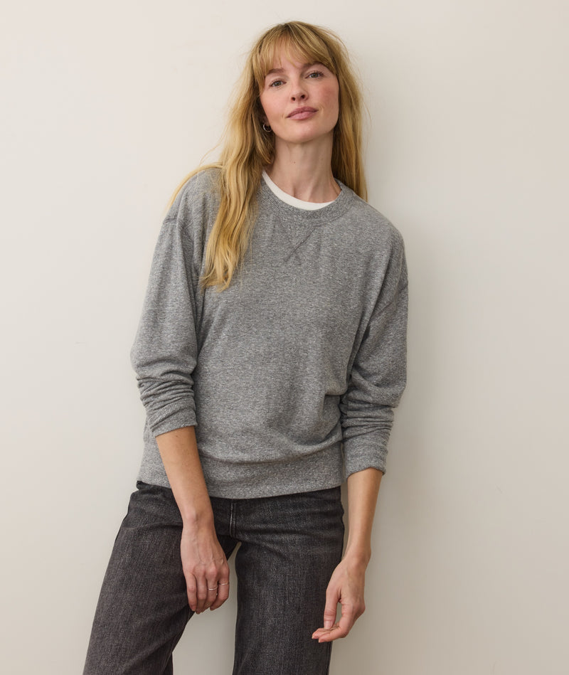 Double Knit Oversized Crew
