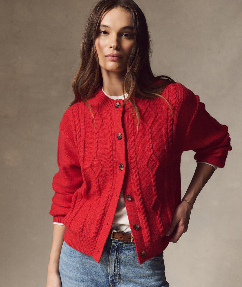 Everly Cable Knit Cardigan