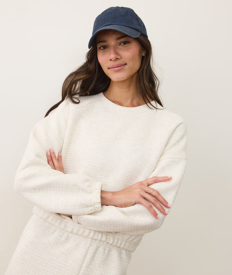 Corbet Quilted Crewneck