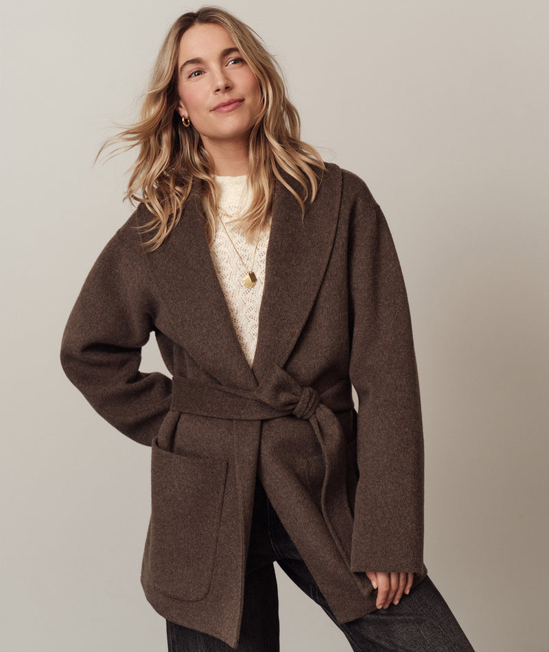 Lia Wool Robe Coat