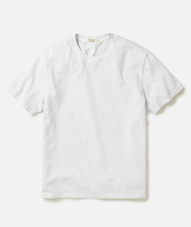 Men's Luxe Jersey Relaxed Tee in Bright White