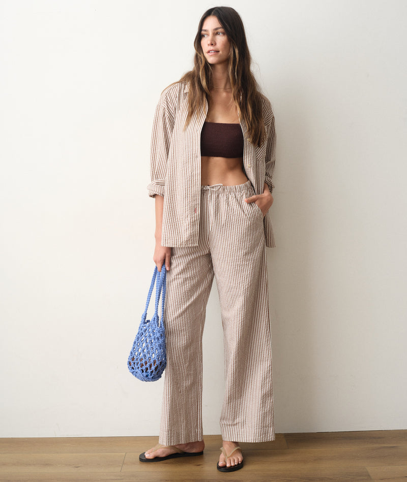Josie Seersucker Drawstring Pant