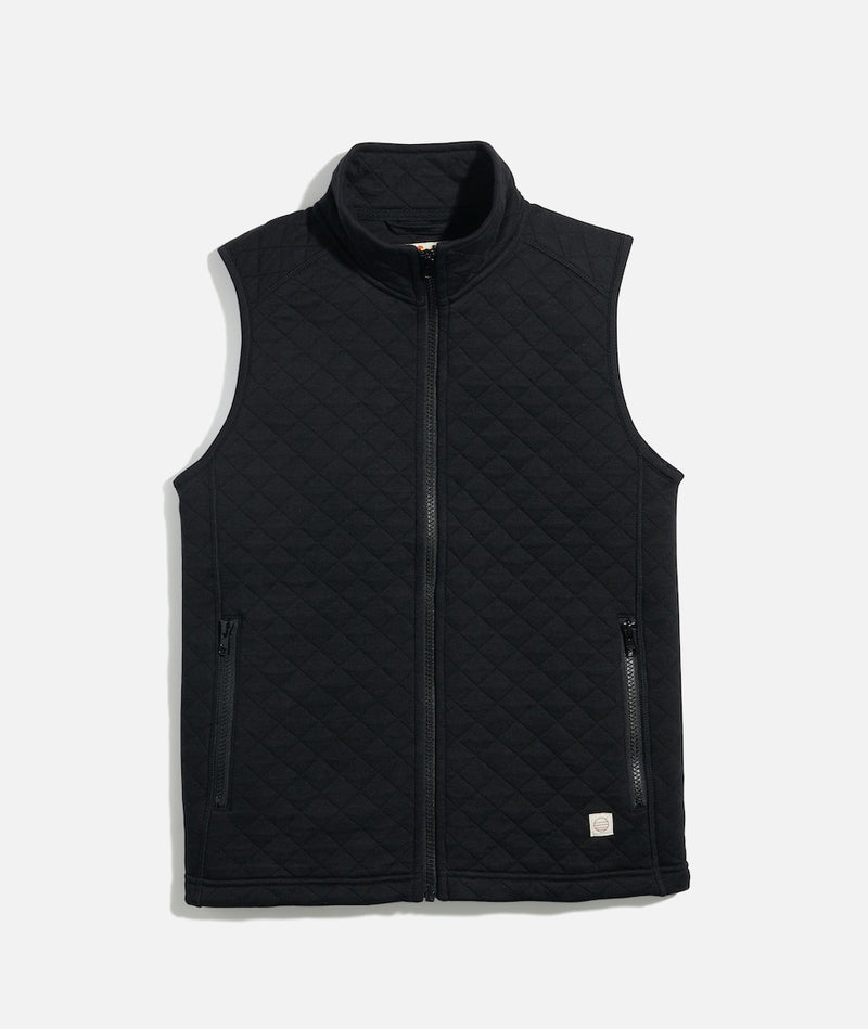Women's Corbet Full Zip Vest in Black