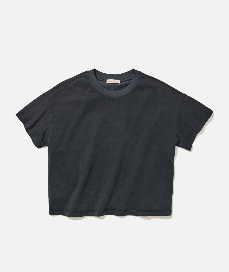 Women's Luxe Jersey Crew Tee in Black